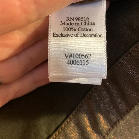 Cold water Creek gorgeous brown metallic jacket with embroidery! - Picture 5 of 11